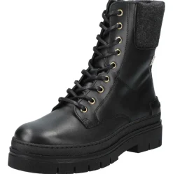 Feminine Felt Lace Up Bootie