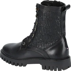 TH Monogram Lace Up Boot