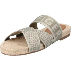 Tommy Webbing Flat Espadrille