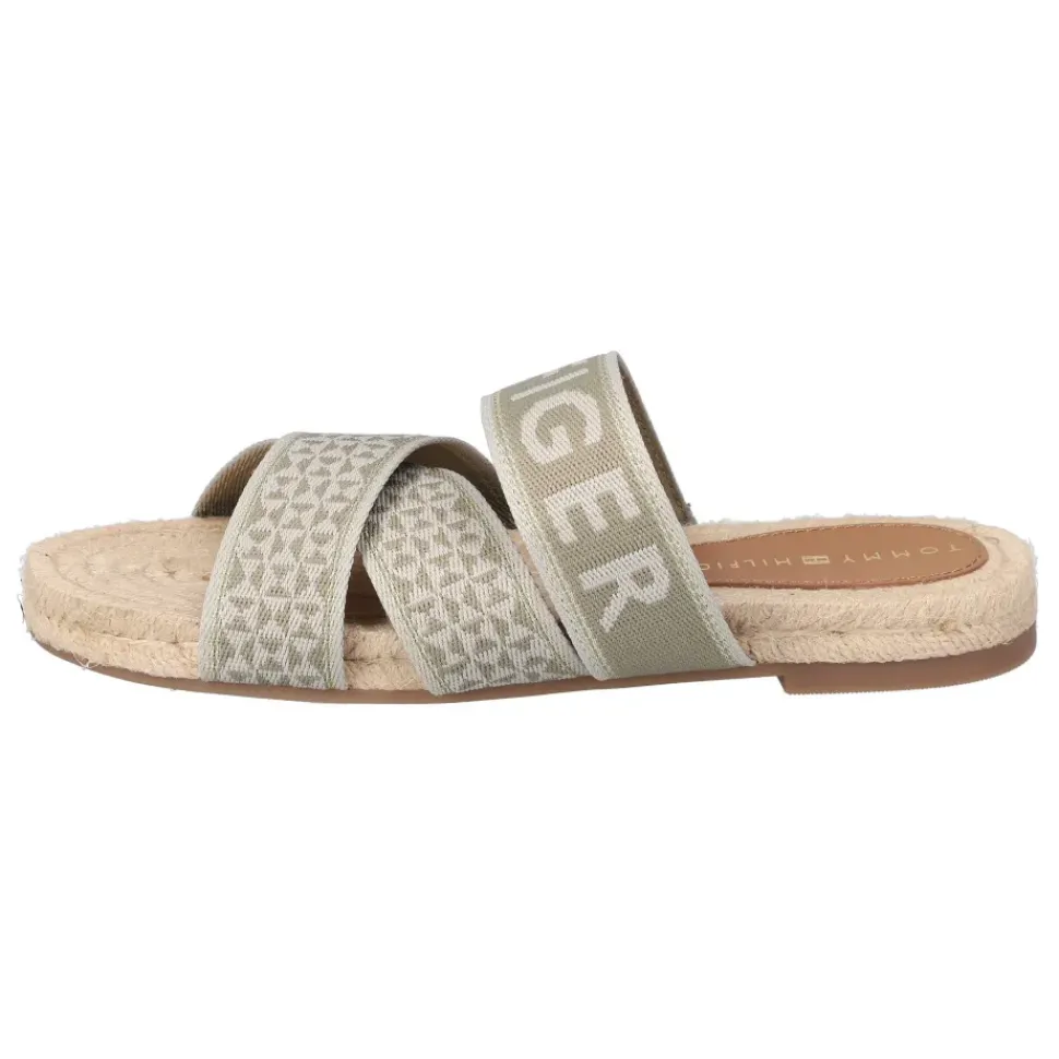 Tommy Webbing Flat Espadrille